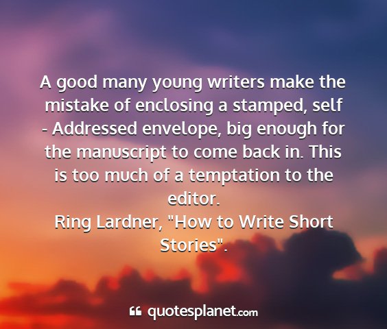 Ring lardner,