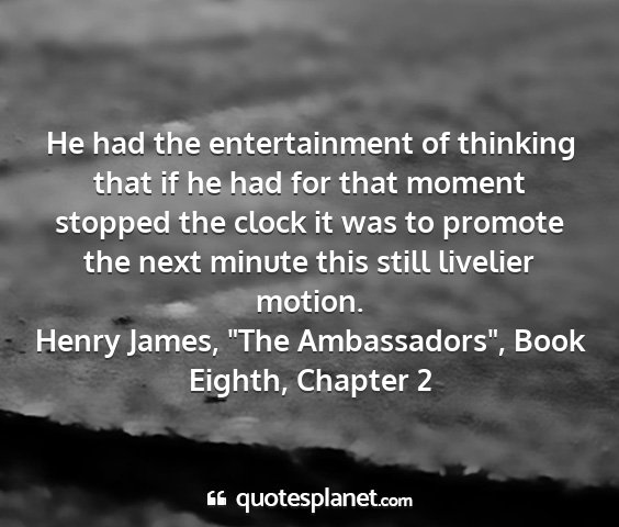 Henry james, 