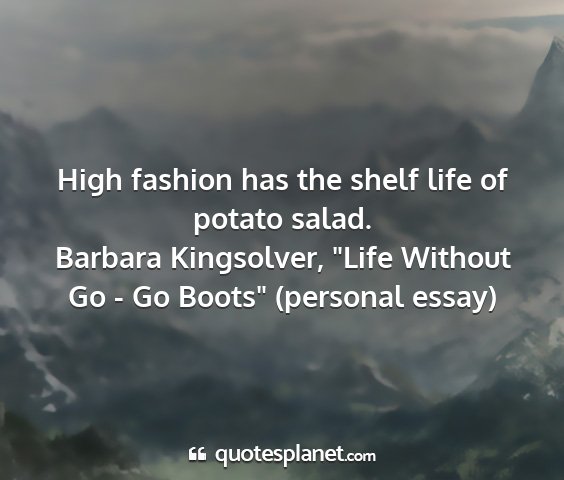Barbara kingsolver,